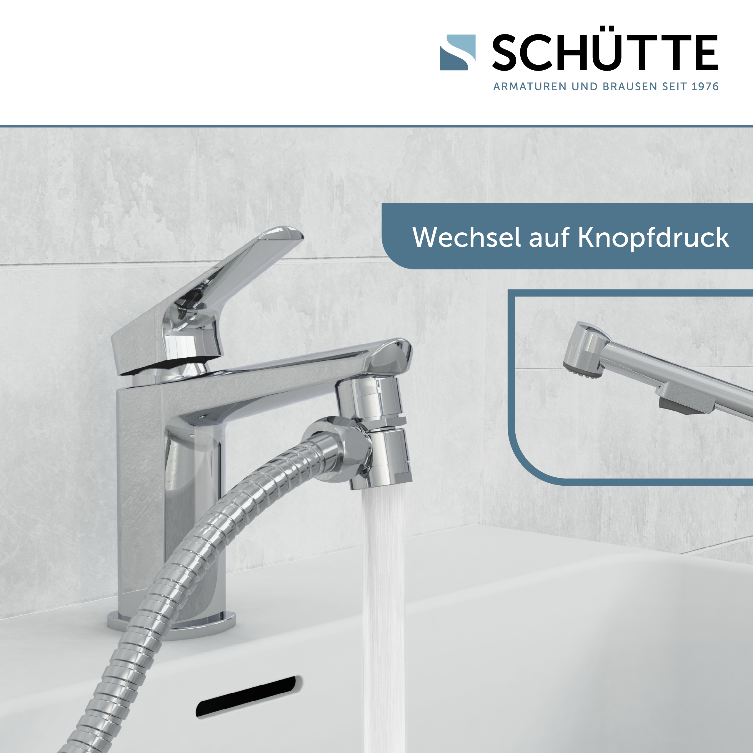 Bidet Brause Waschbeckenbrause Duschbrause Handbrause mit Schlauch Set