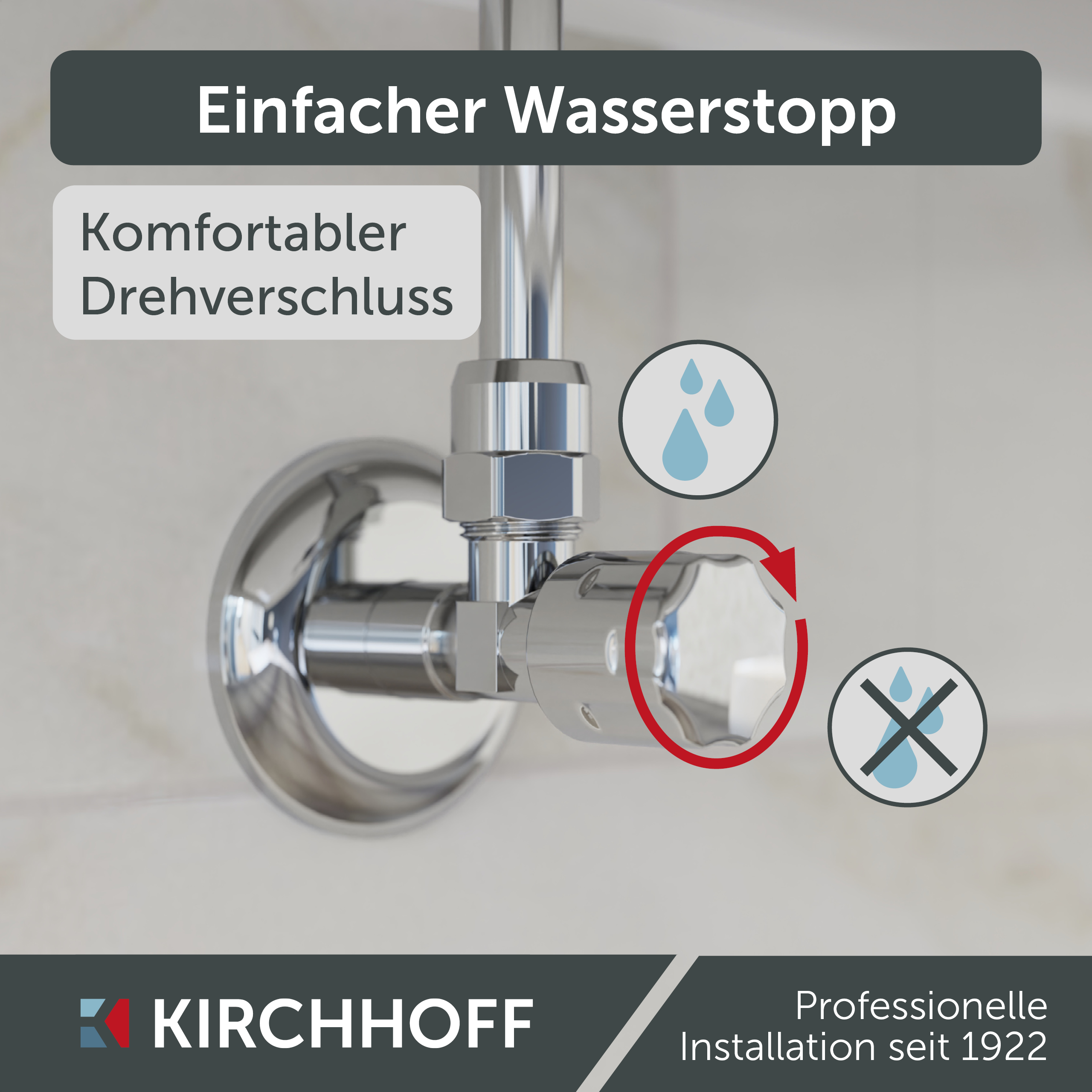 KIRCHHOFF Eckventil | 1/2