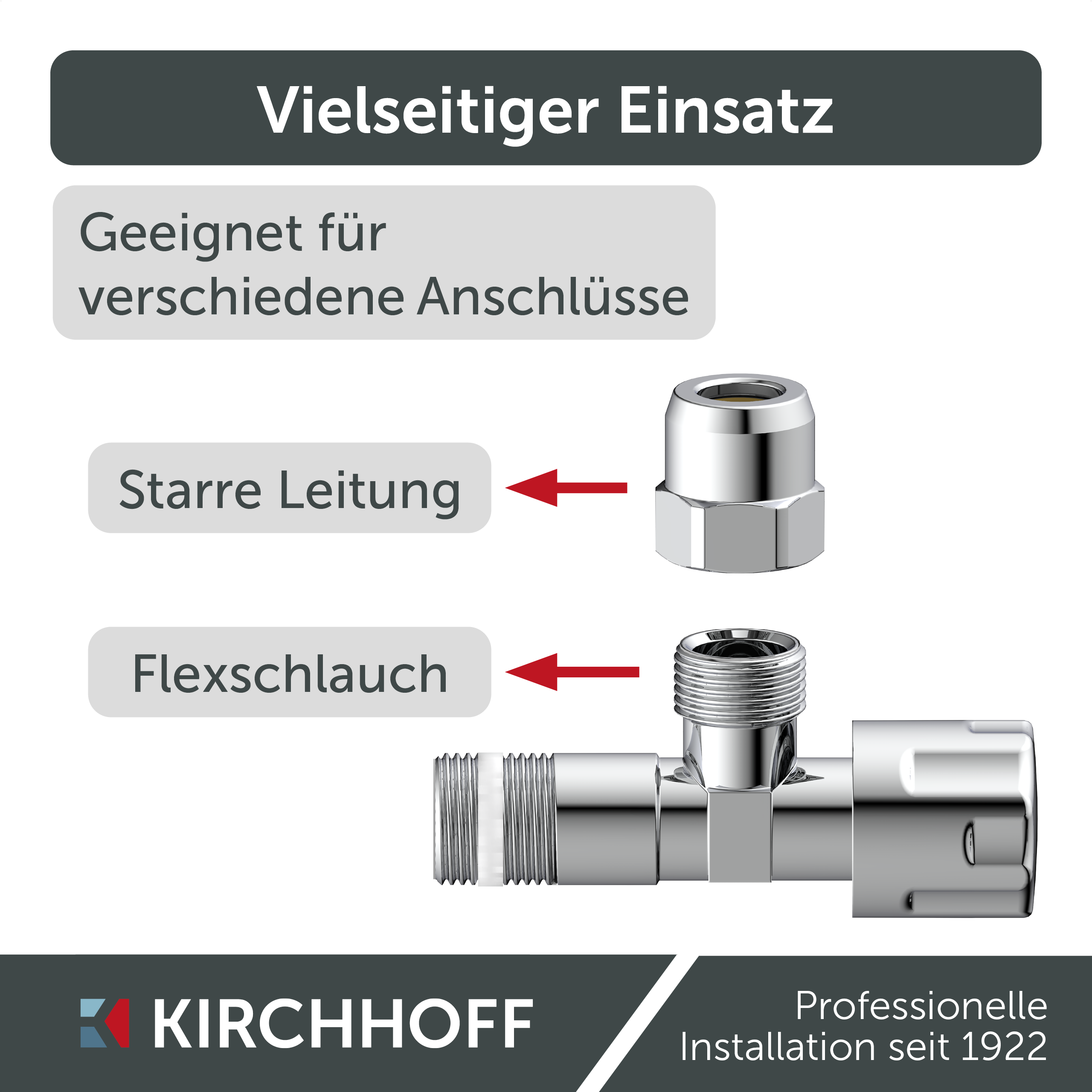 KIRCHHOFF Eckventil | 1/2